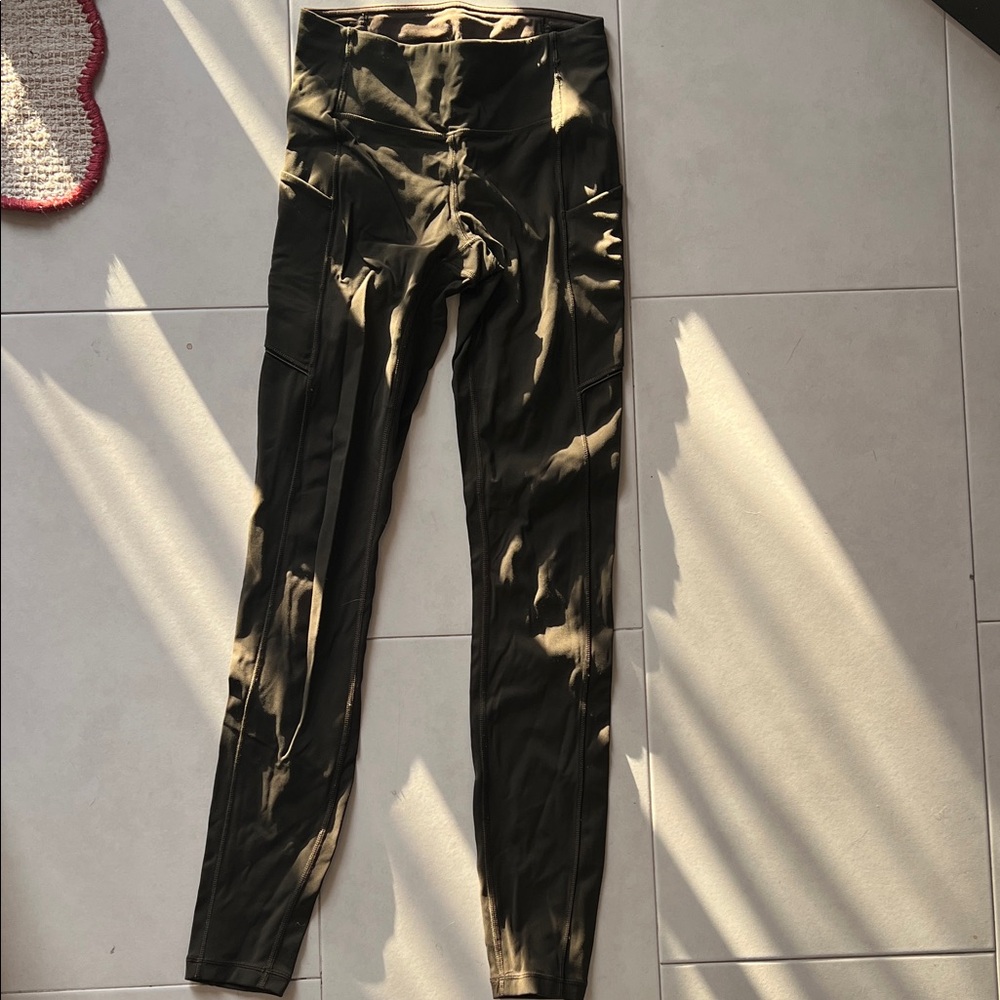 Lululemon Athletica Dark Olive Leggings